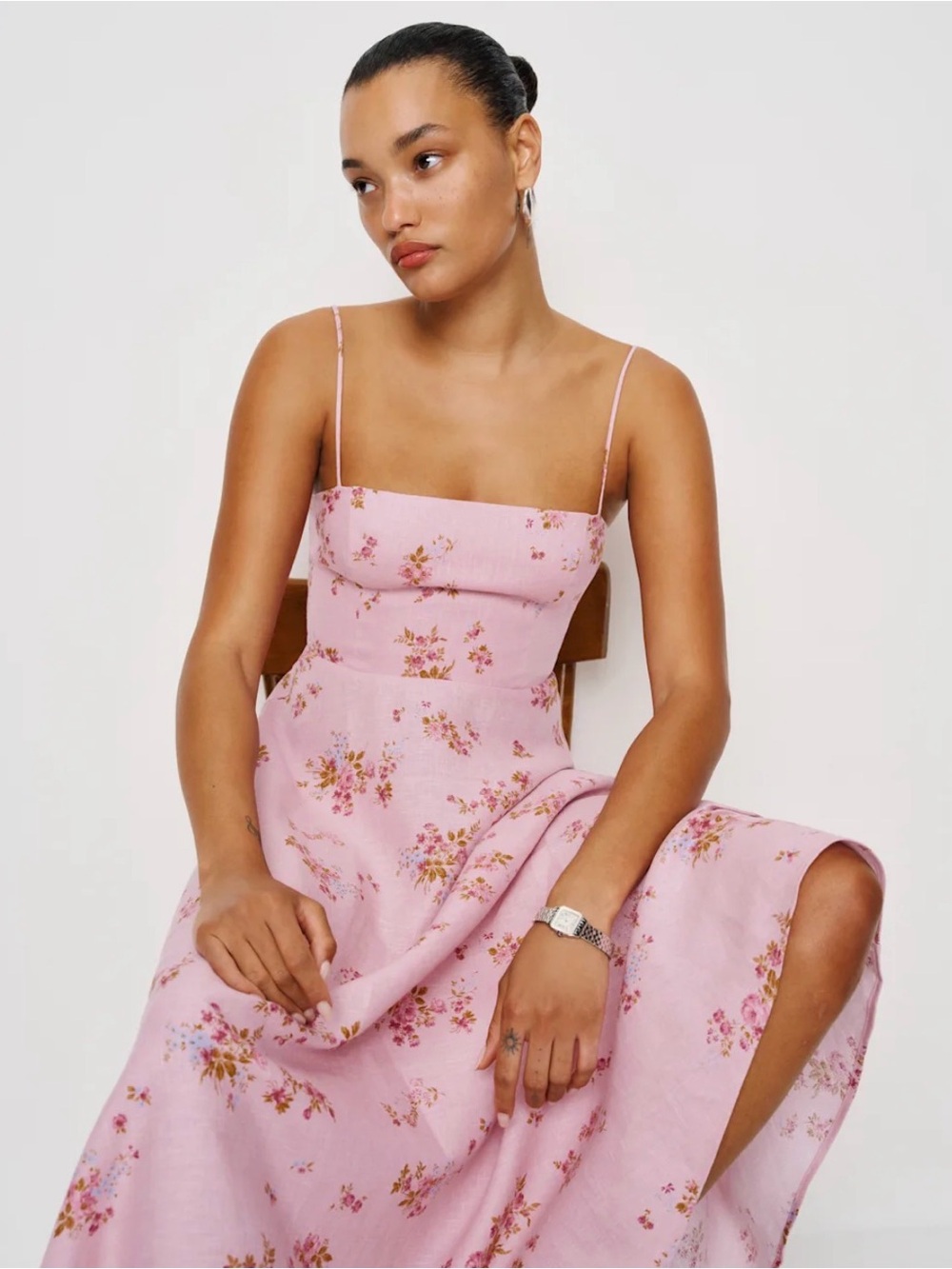 Monette Linen Dress - Picture 3 of 8